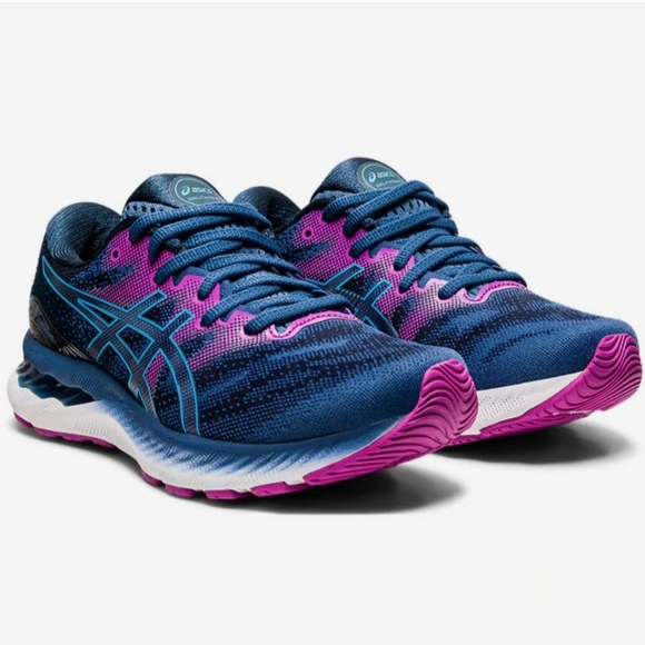 Asics Shoes - NEW ASICS women’s Gel Nimbus 23 ‘Digital Aqua Plum’ size 8